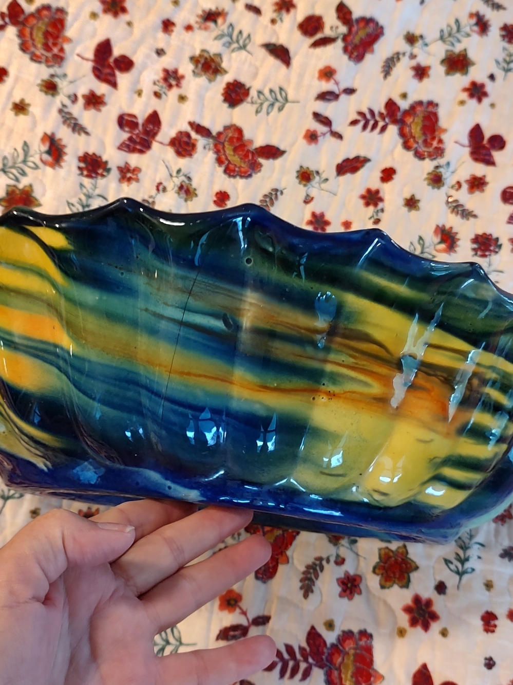 OAXACAN Dripware Bowl Vintage Pottery - Picture 3 of 5